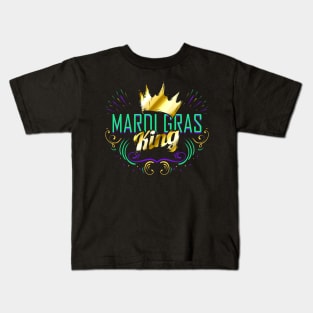 Logo King of Mardi Gras Kids T-Shirt